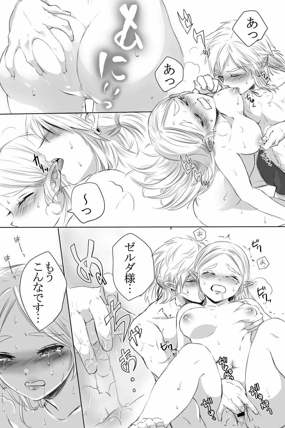 ブレワイのリンゼルがひたすらいちゃいちゃしてすけべなことする漫画 Page.6