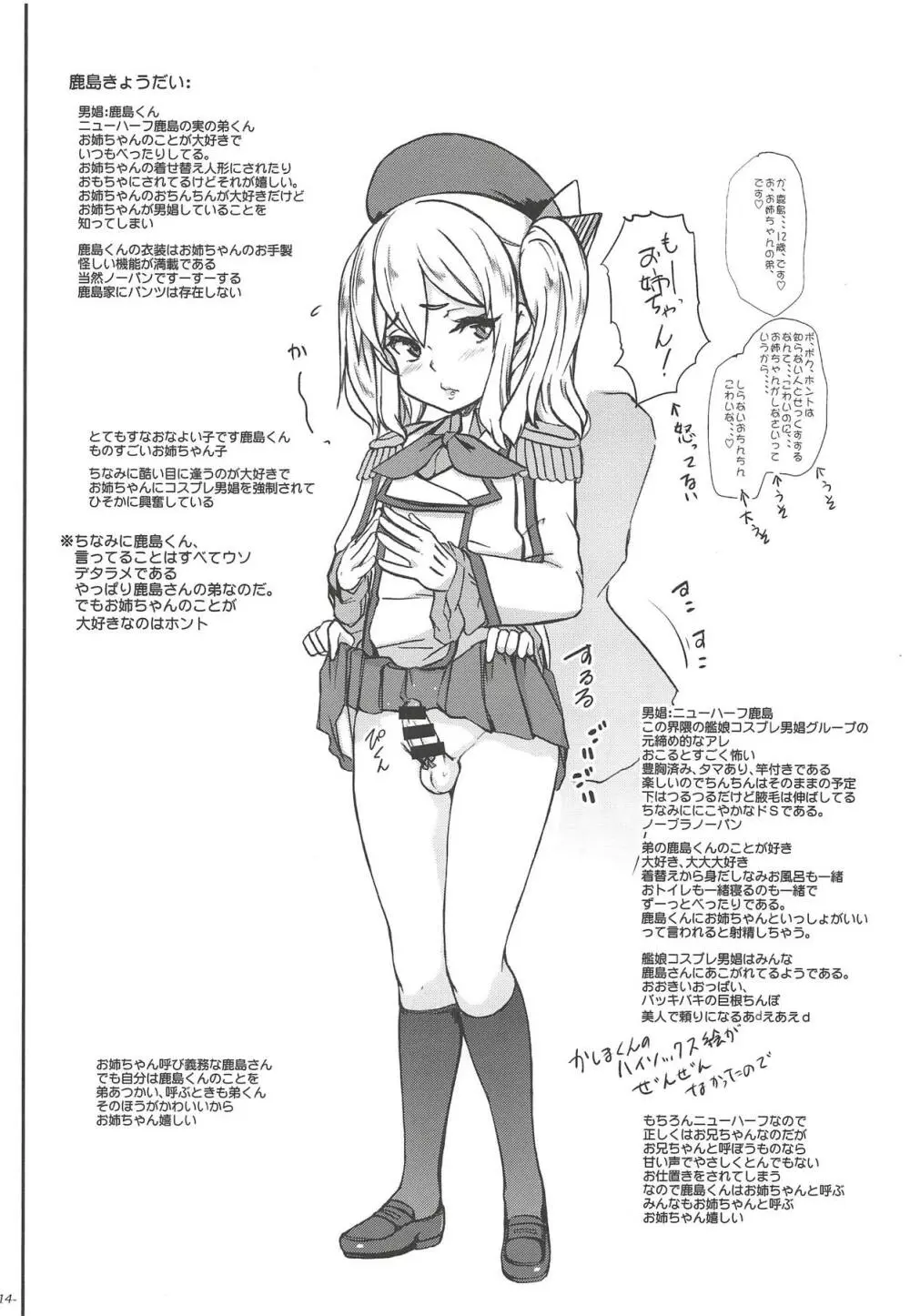 ちんこれ 艦娘他コスプレ男娼型録 Page.15