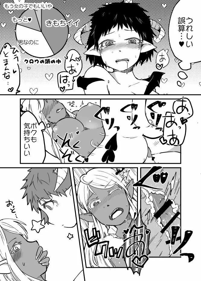 新人とサキュバス Page.14