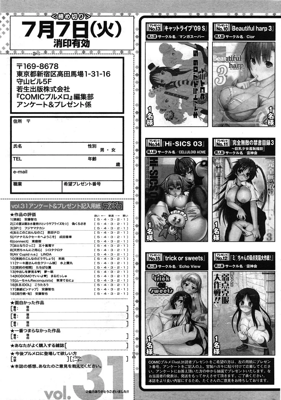 COMIC プルメロ 2009年7月号 Page.207