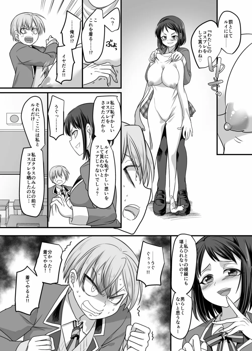 彼女のコスプレ～恥辱の女体化調教!!～ Page.5