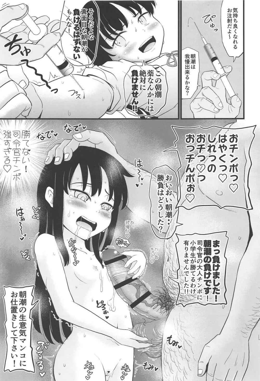 絶対に負けない朝潮ちゃん Page.12