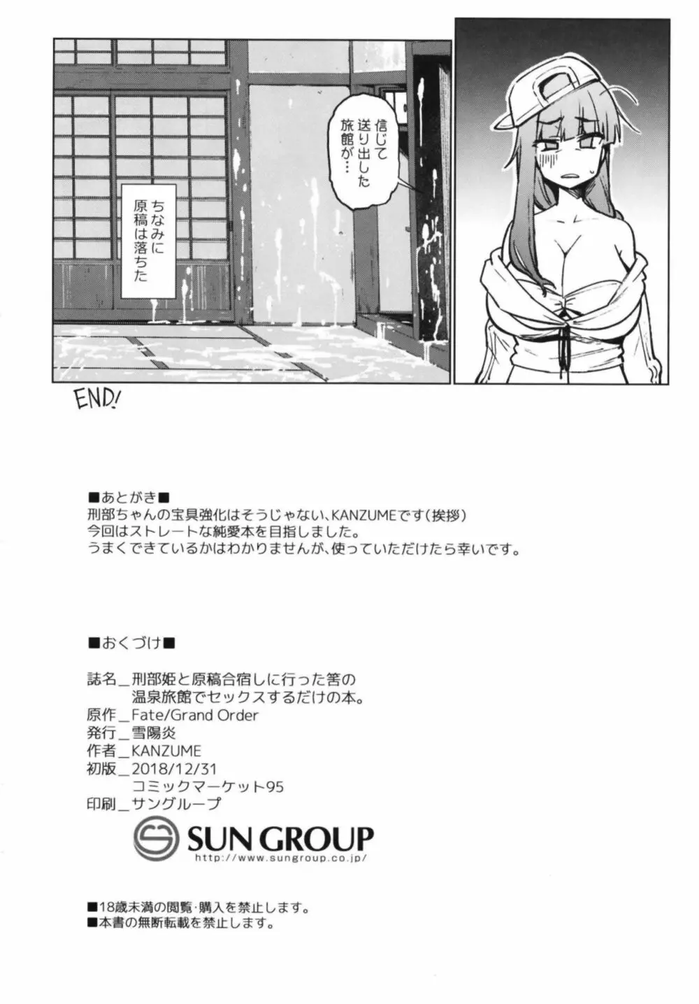 刑部姫と原稿合宿しに行った筈の温泉旅館でセックスするだけの本。 Page.22