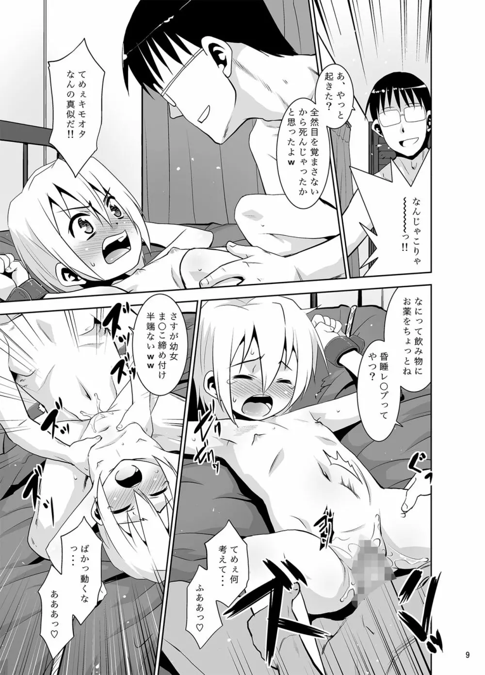 取り扱い注意!!魔法の脱毛クリーム。2 Page.8