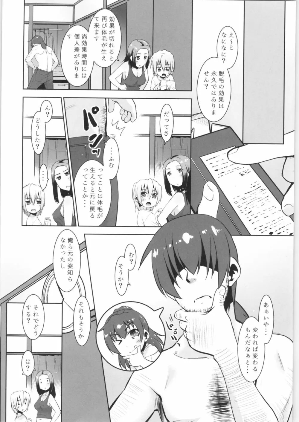 取り扱い注意!!魔法の脱毛クリーム。3 Page.5