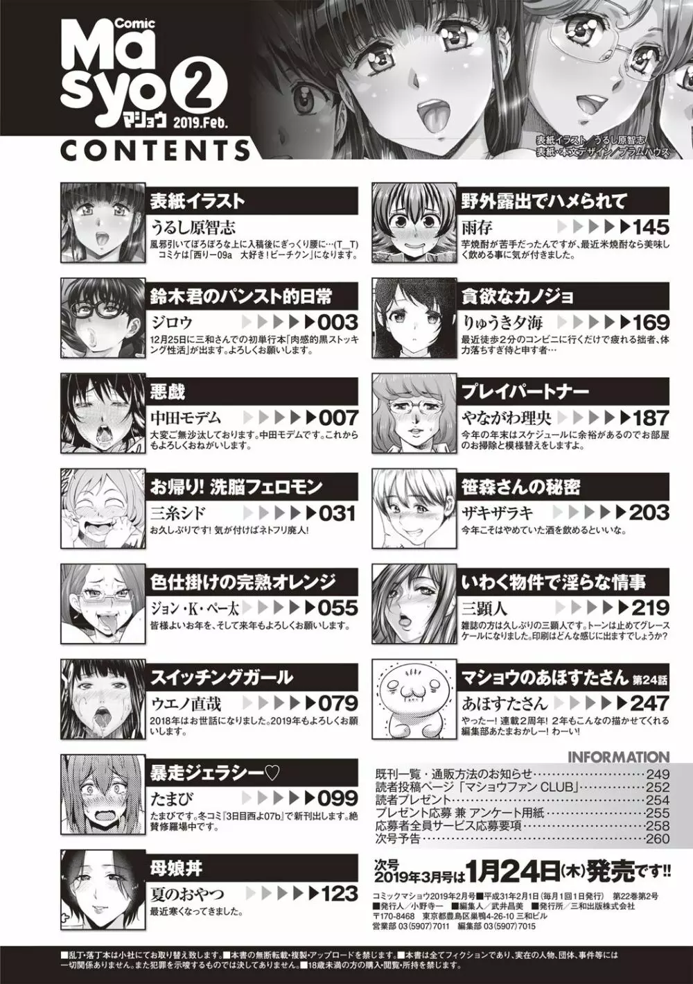 コミック・マショウ 2019年2月号 Page.262