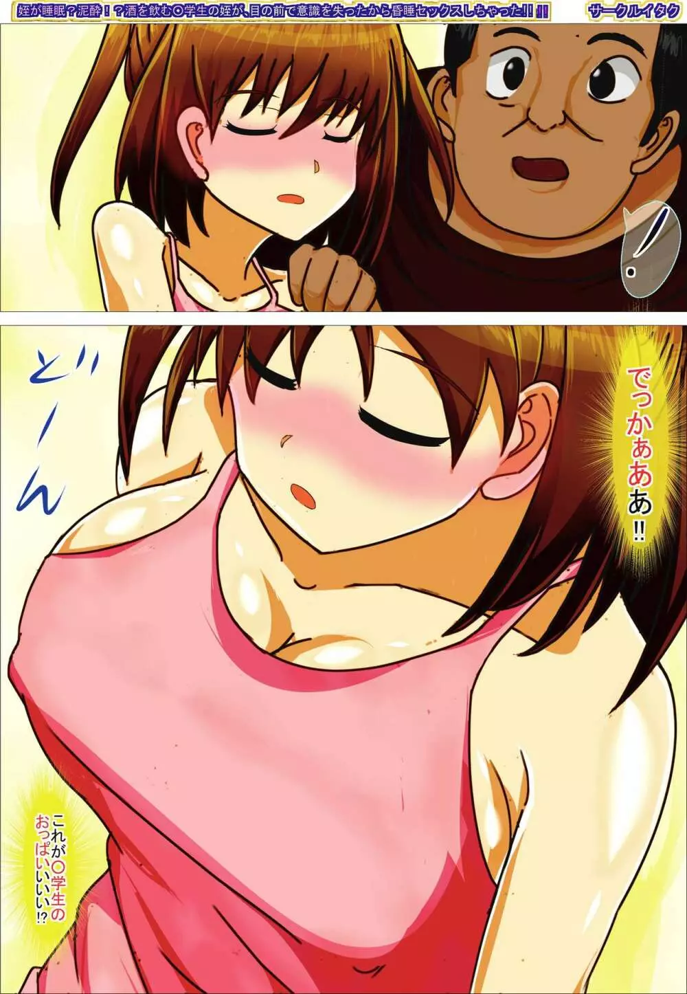姪が睡眠?泥酔!? 酒を飲む○学生の姪が 目の前で意識を失ったから 昏睡セックスしちゃった!! Page.103