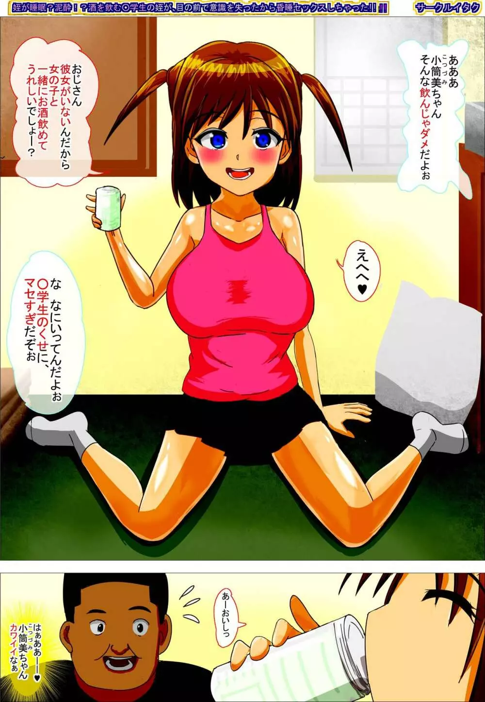 姪が睡眠?泥酔!? 酒を飲む○学生の姪が 目の前で意識を失ったから 昏睡セックスしちゃった!! Page.134