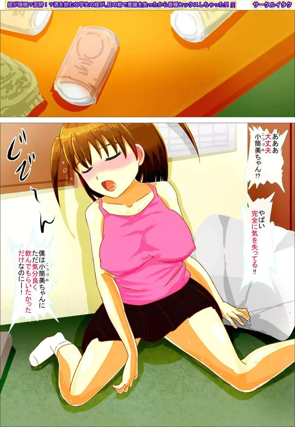 姪が睡眠?泥酔!? 酒を飲む○学生の姪が 目の前で意識を失ったから 昏睡セックスしちゃった!! Page.168
