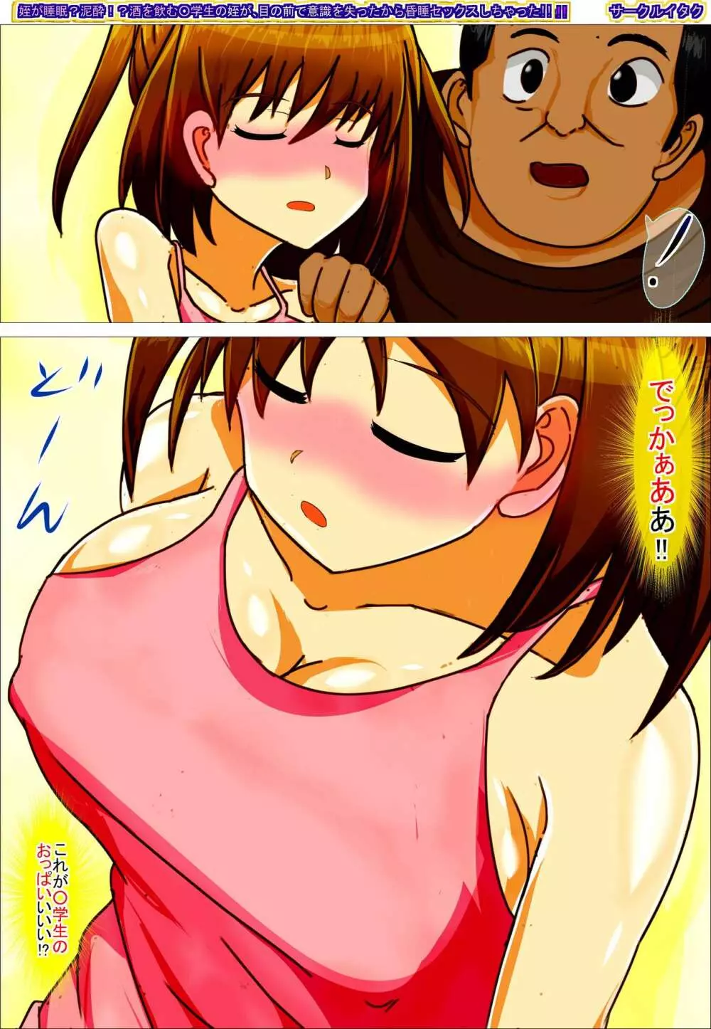 姪が睡眠?泥酔!? 酒を飲む○学生の姪が 目の前で意識を失ったから 昏睡セックスしちゃった!! Page.70