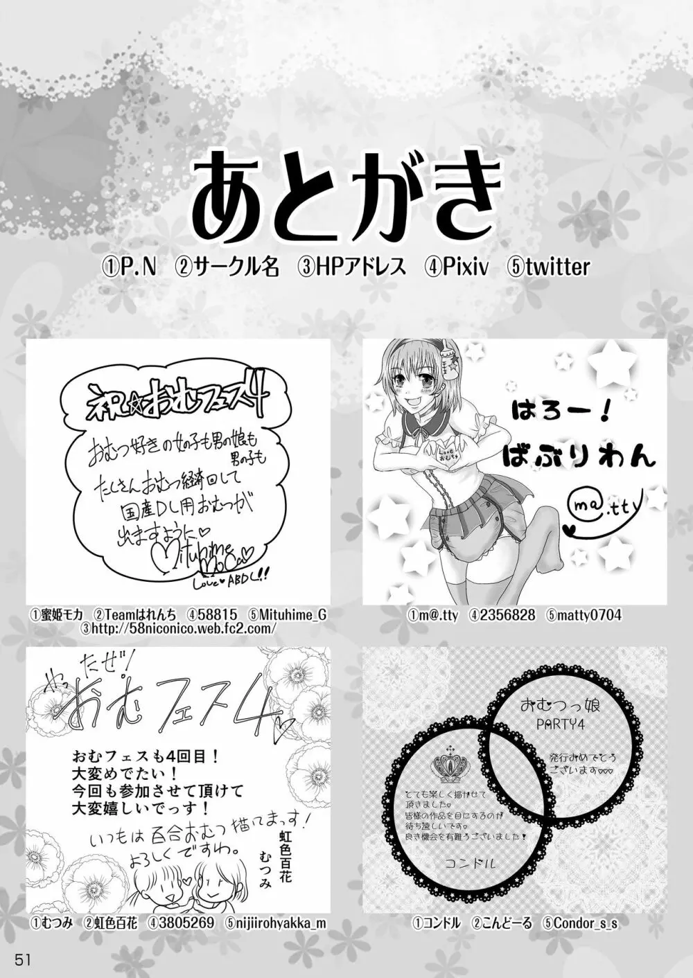 おむ☆フェス4開催記念合同誌「おむつっ娘PARTY!4」 Page.51
