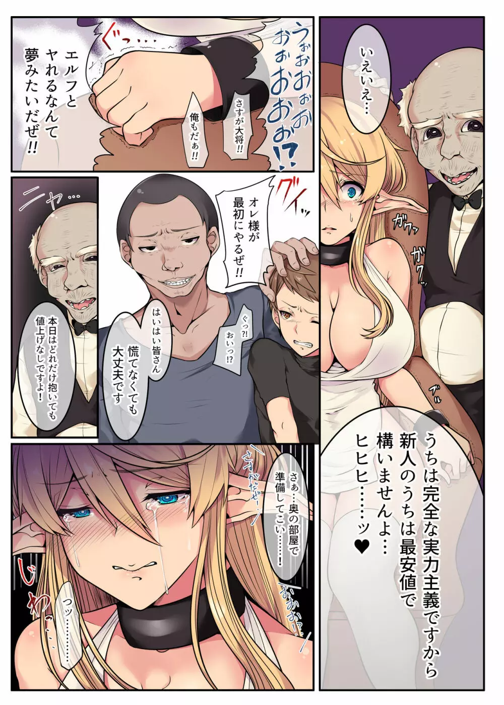 エルフの末路～処女から娼婦堕ちする200年間～ Page.13