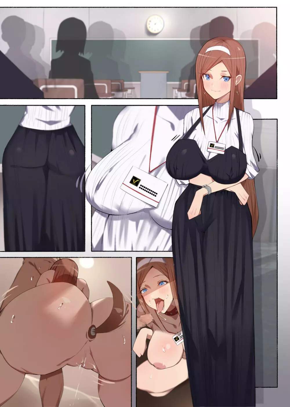 制服美少女 2学期 えぇ!?お尻に恋してる?チアガールちゃんとドスケベな女の子達だってぇ? Page.85