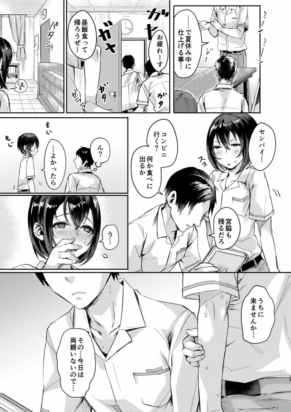 汗で濡れた小説 Page.14