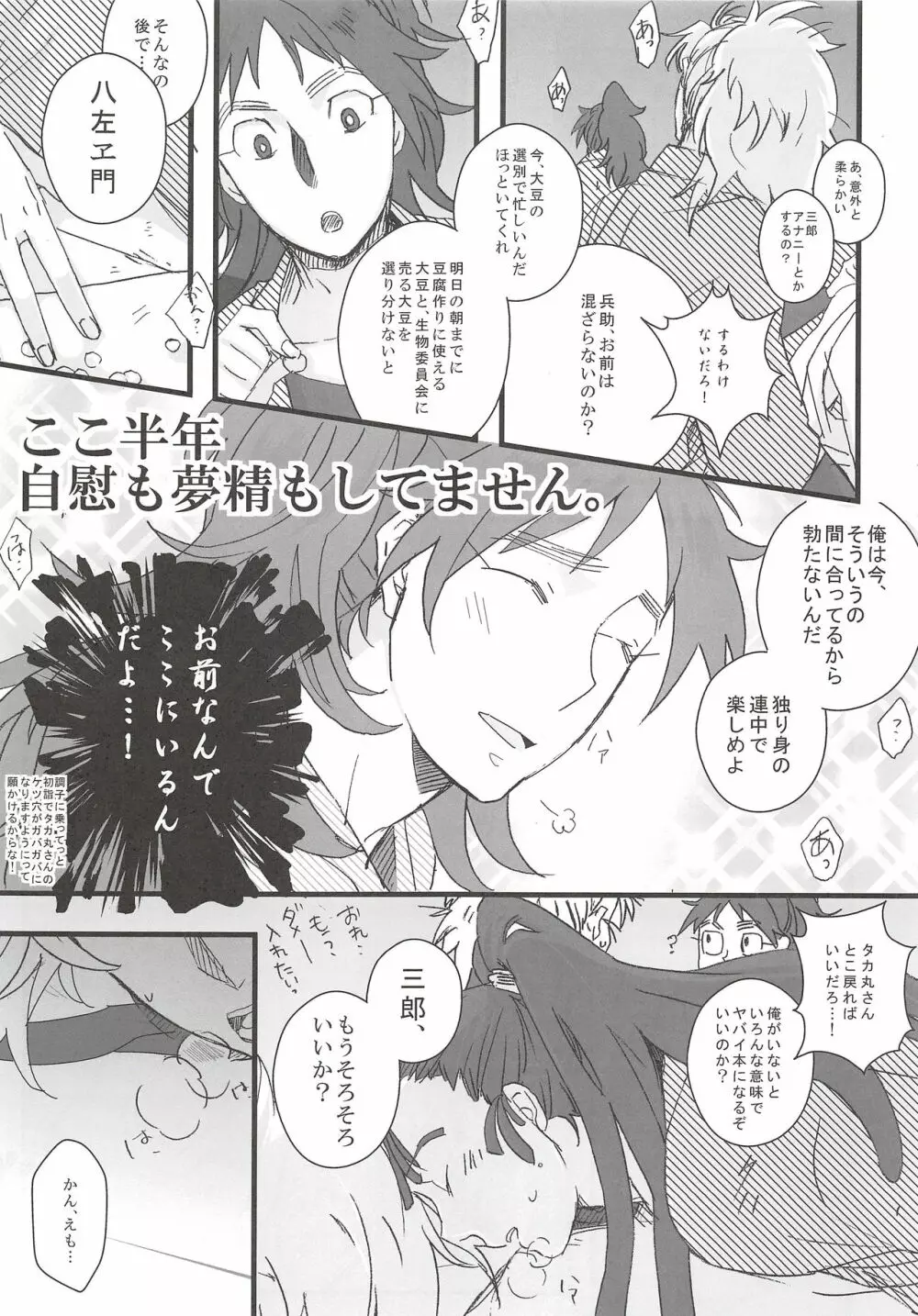 鉢屋総受け乱交パーティ Page.6