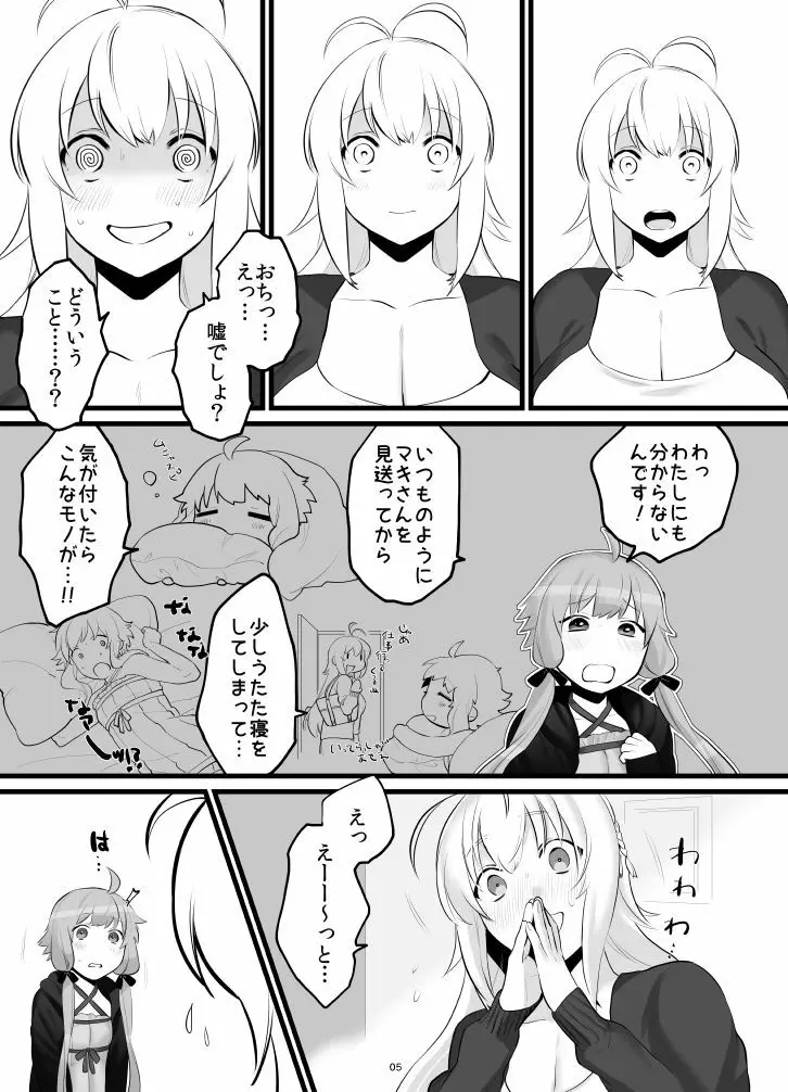 ゆかマキふたなり本 Page.6