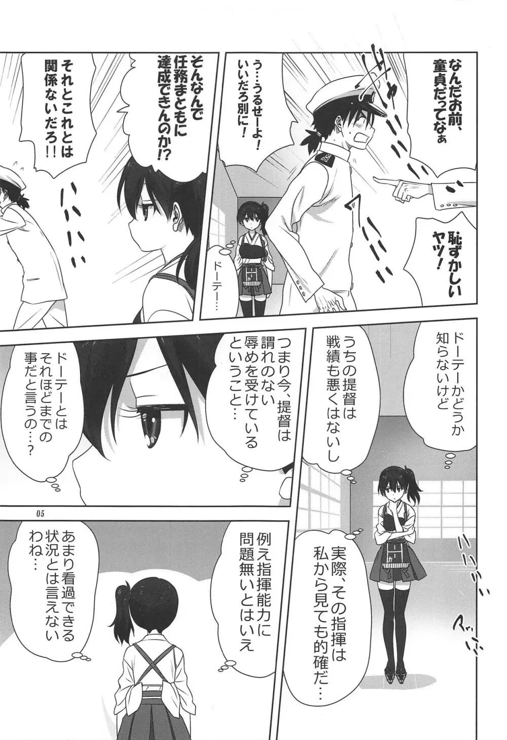 赤城と加賀と提督の一日 Page.4