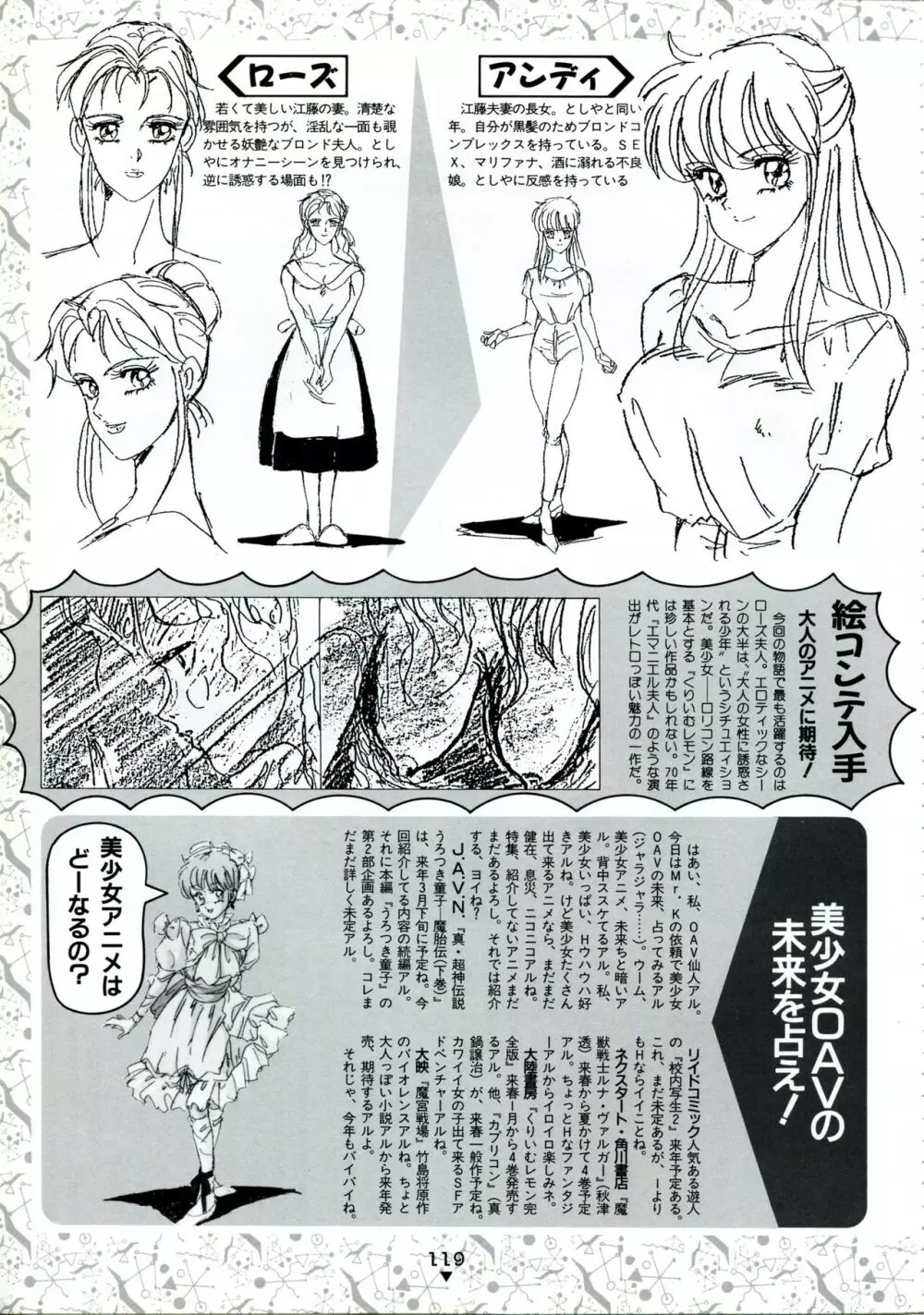 美少女アニメ大全集 - アダルトアニメビデオカタログ1991 Page.115