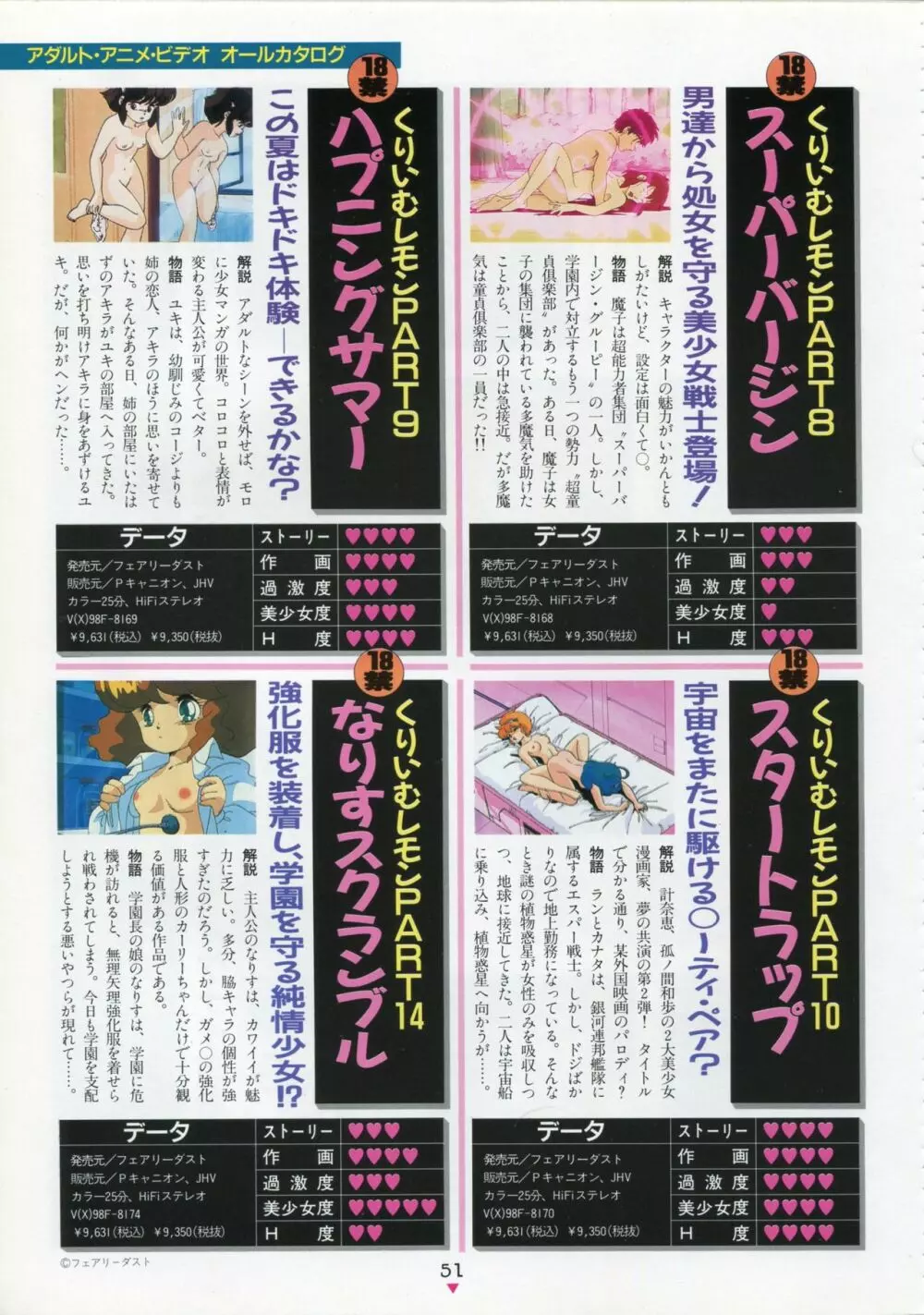 美少女アニメ大全集 - アダルトアニメビデオカタログ1991 Page.47