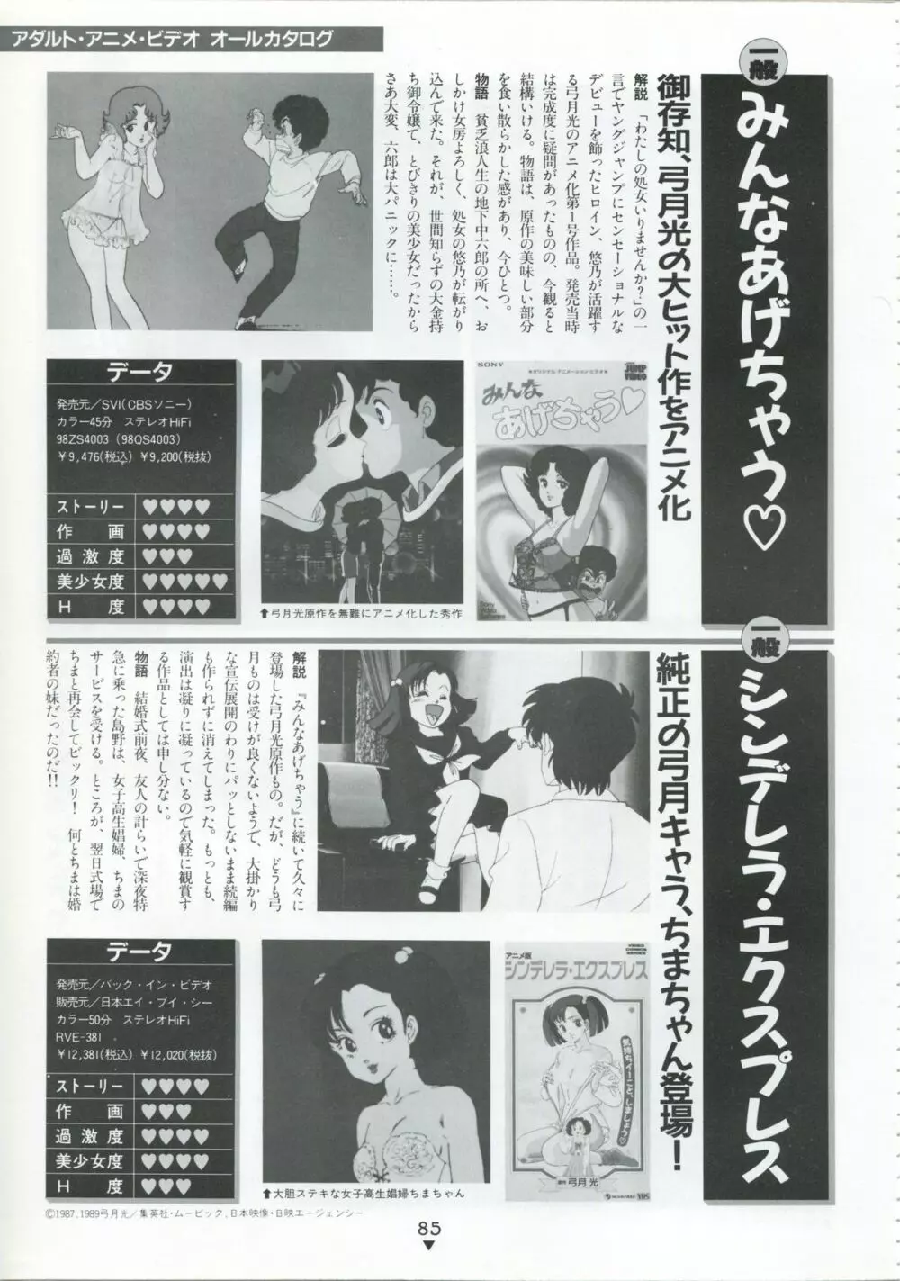 美少女アニメ大全集 - アダルトアニメビデオカタログ1991 Page.81