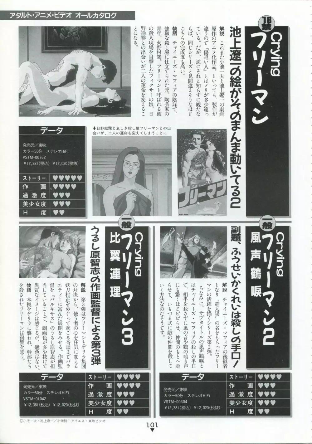 美少女アニメ大全集 - アダルトアニメビデオカタログ1991 Page.97