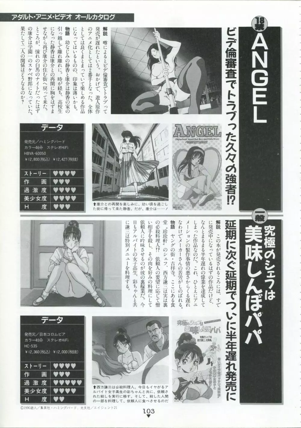 美少女アニメ大全集 - アダルトアニメビデオカタログ1991 Page.99
