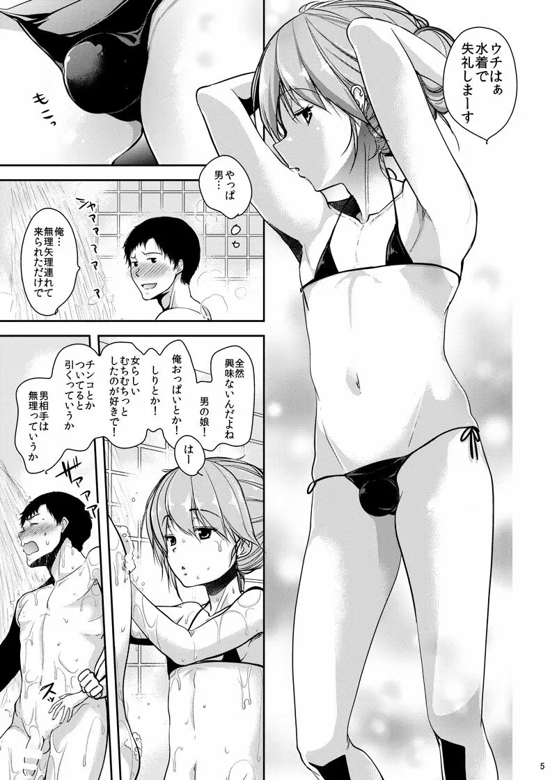 酔った先輩に連れられて男の娘ヘルスに来てみた件 Page.3