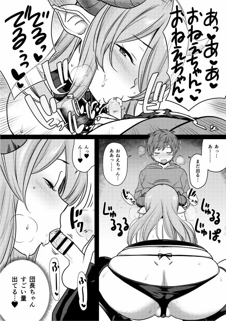 ナルメアお姉ちゃんが団長のえっちのお世話してくれる漫画 Page.3