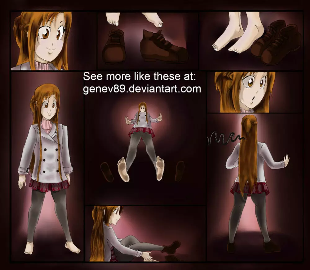 Asuna Giantess Foot Growth Page.1