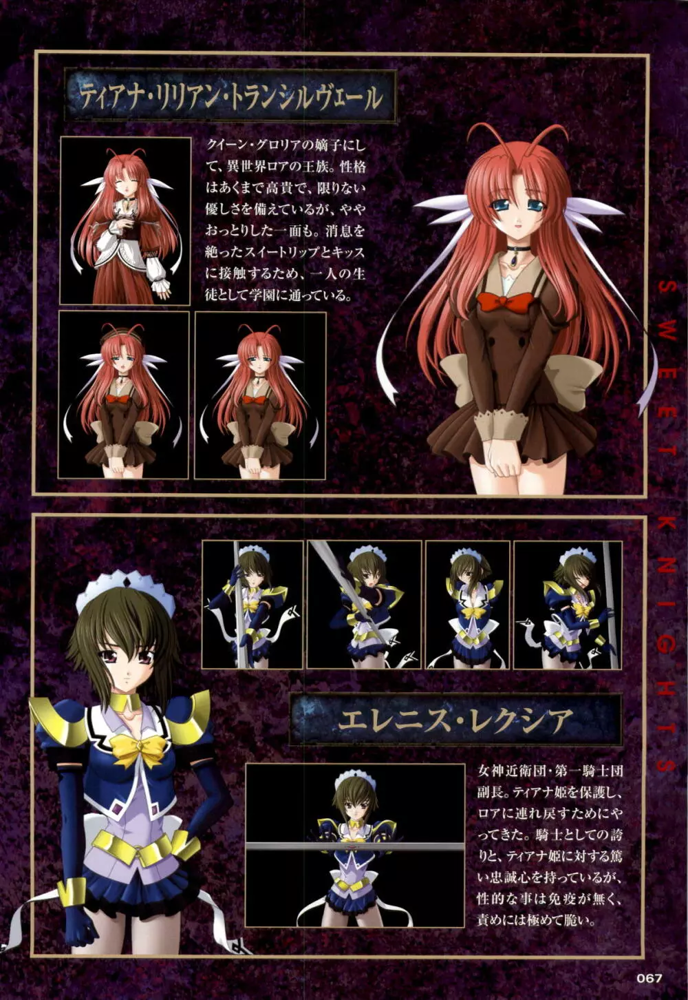 魔法戦士スイートナイツ&魔法戦士プリンセスティア 調教原画集 Page.67