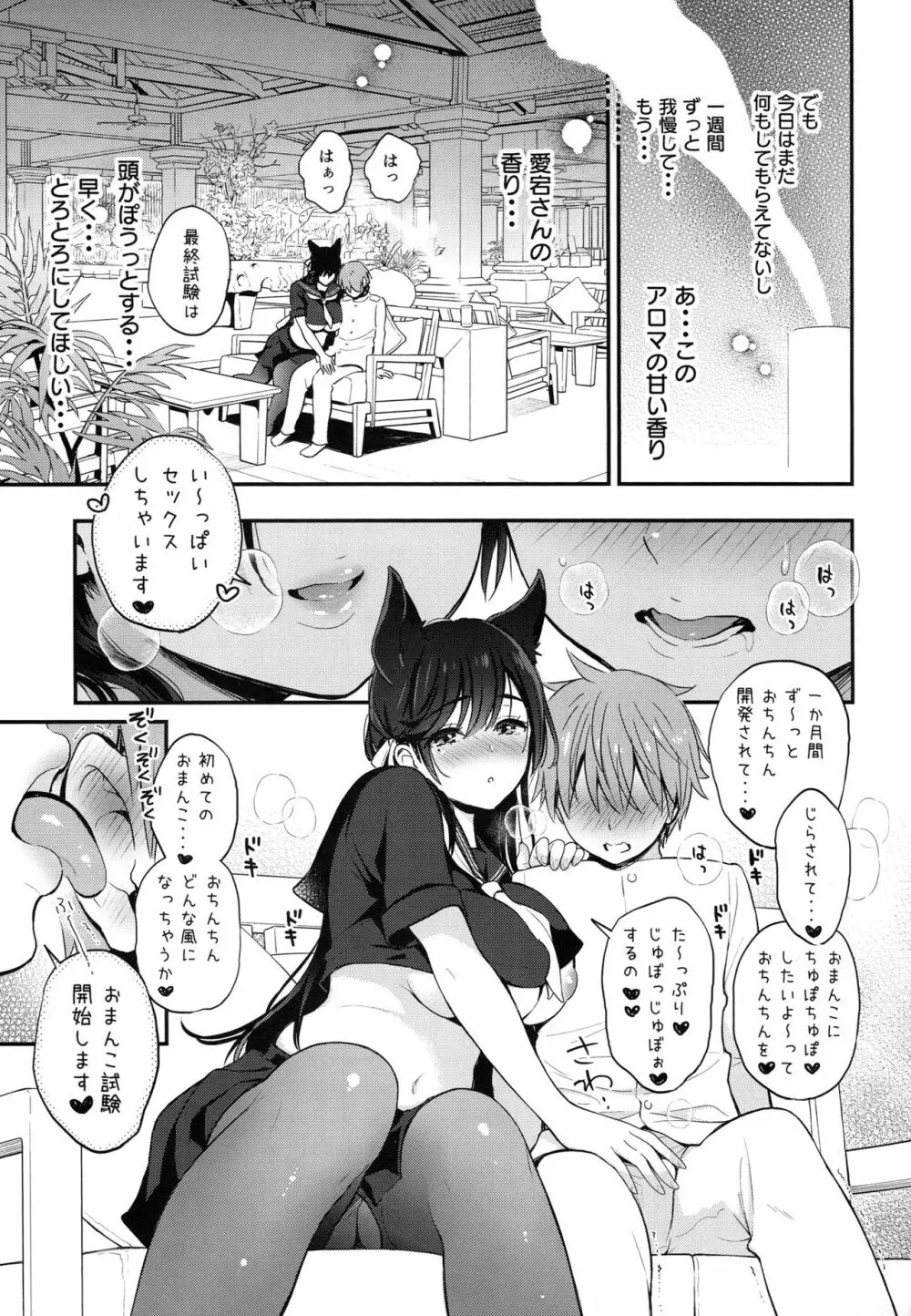 愛宕のえっちな指揮官試験 Page.9