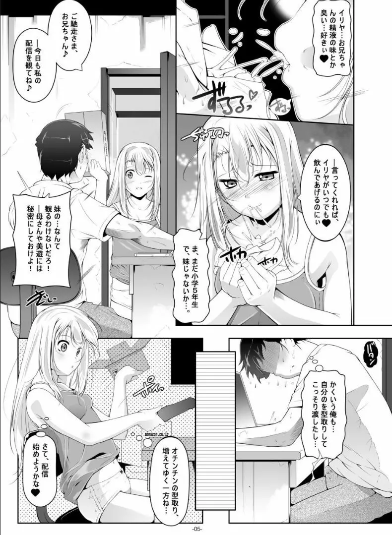 イリヤ・ママのオモチャを借りてHな配信 Page.6