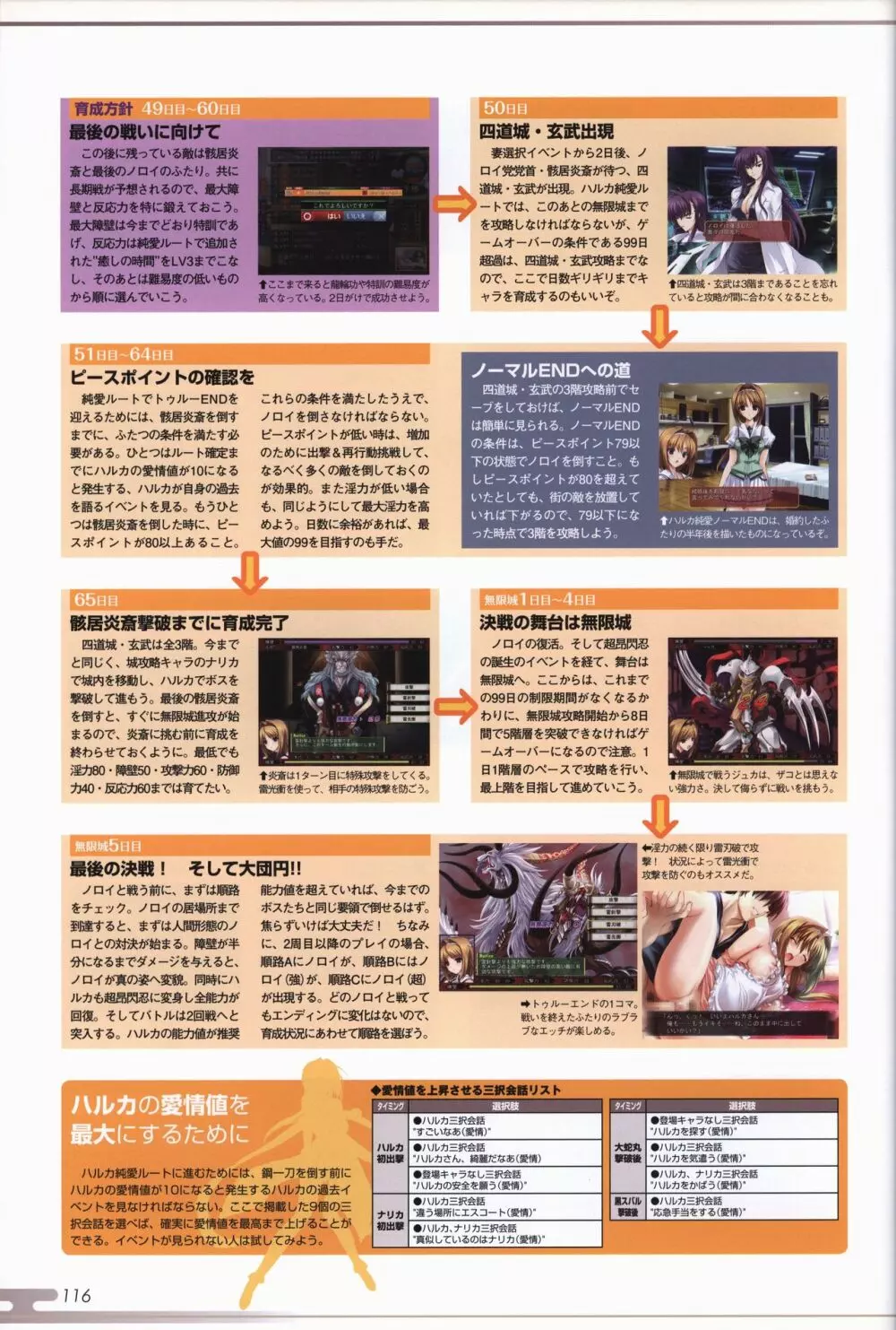 超昂閃忍ハルカ ビジュアルファンブック Page.118