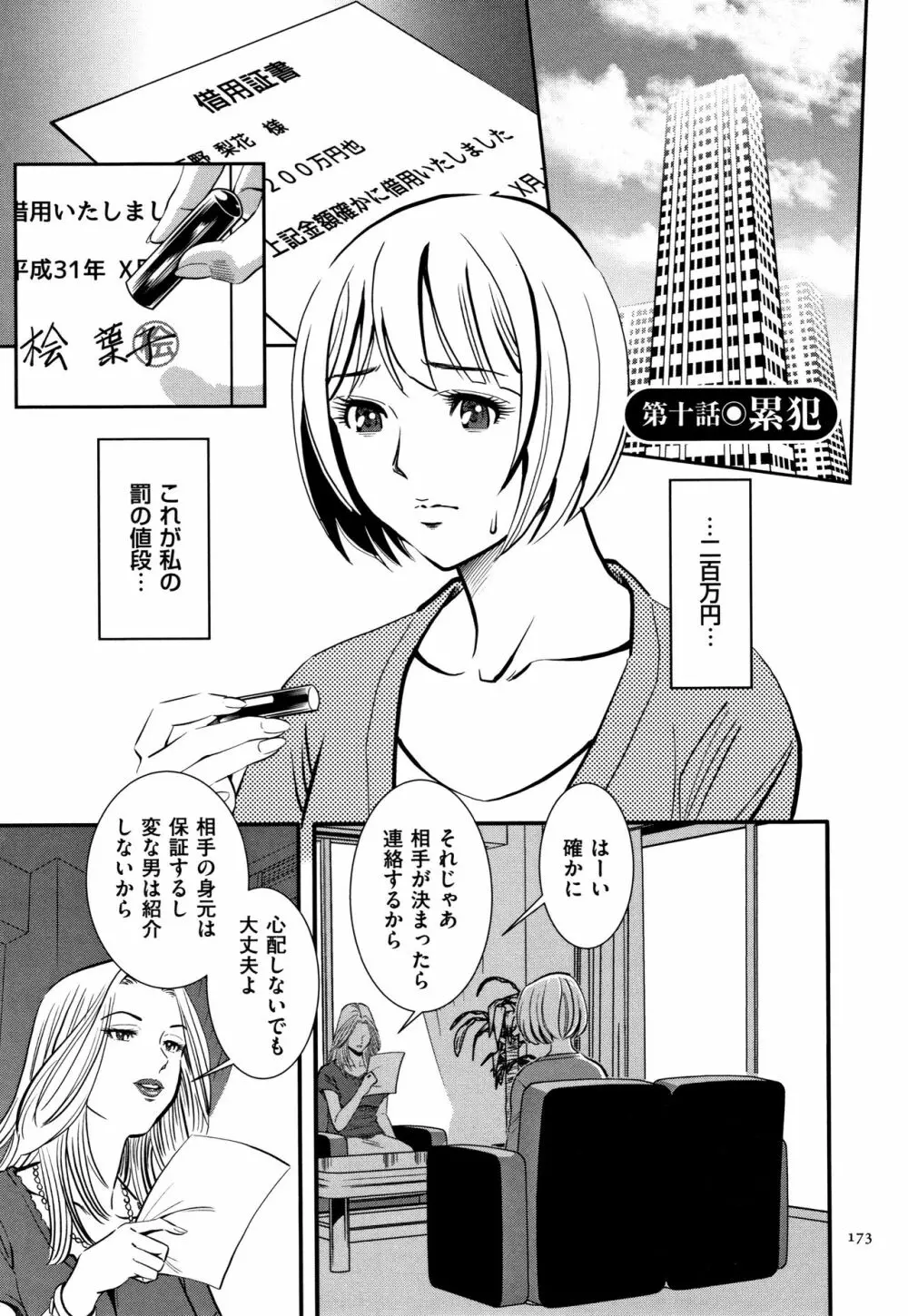 罪と罰 欲望に囚われた牝妻たち Page.174