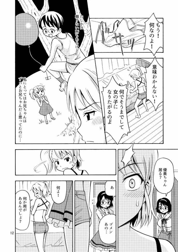 女の子になったお兄ちゃんをいじめないで！ Page.14