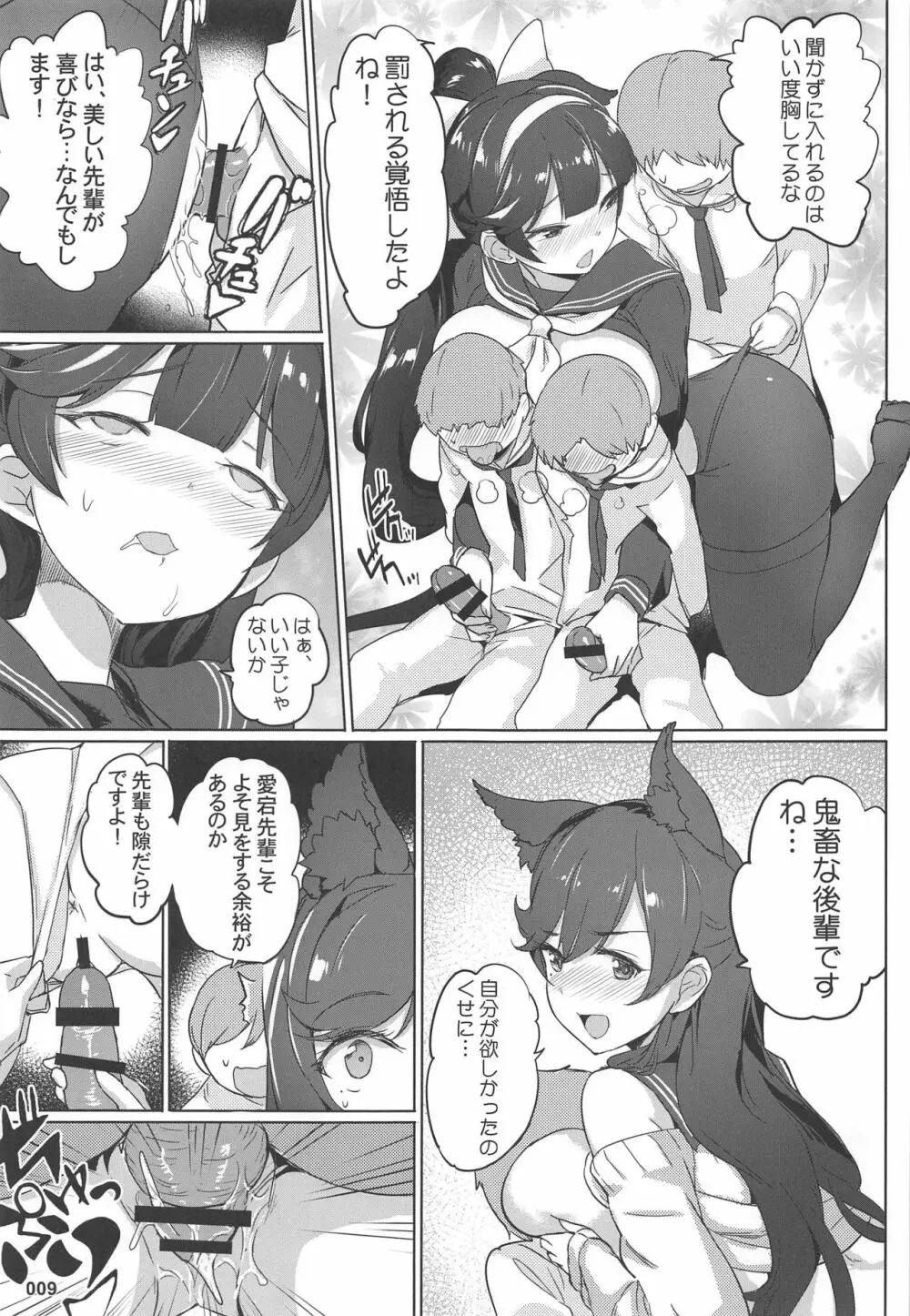 高雄と愛宕先輩のイジメ任務 Page.10