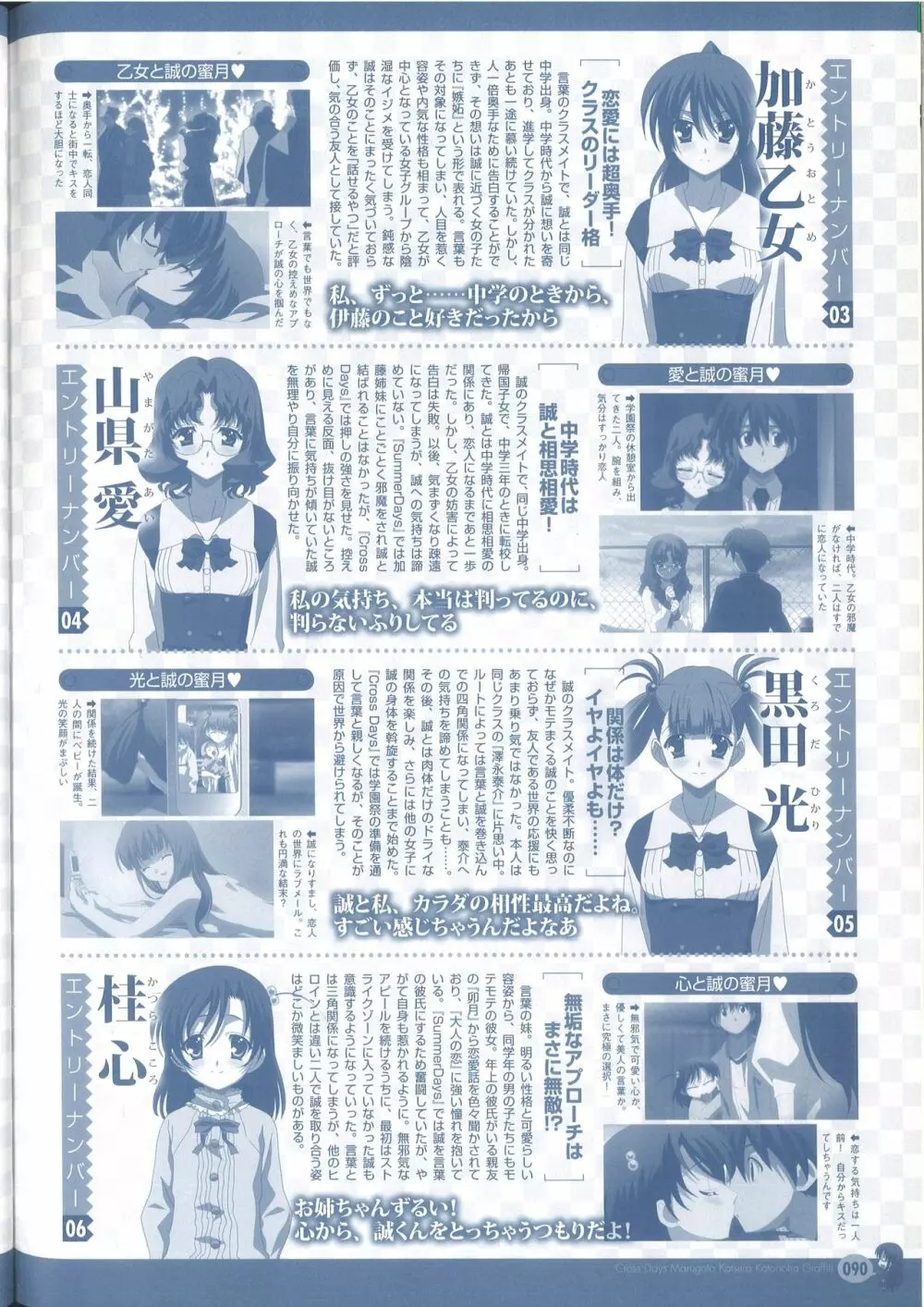 クロスデイズ まること 桂言葉グラフィティー Page.96