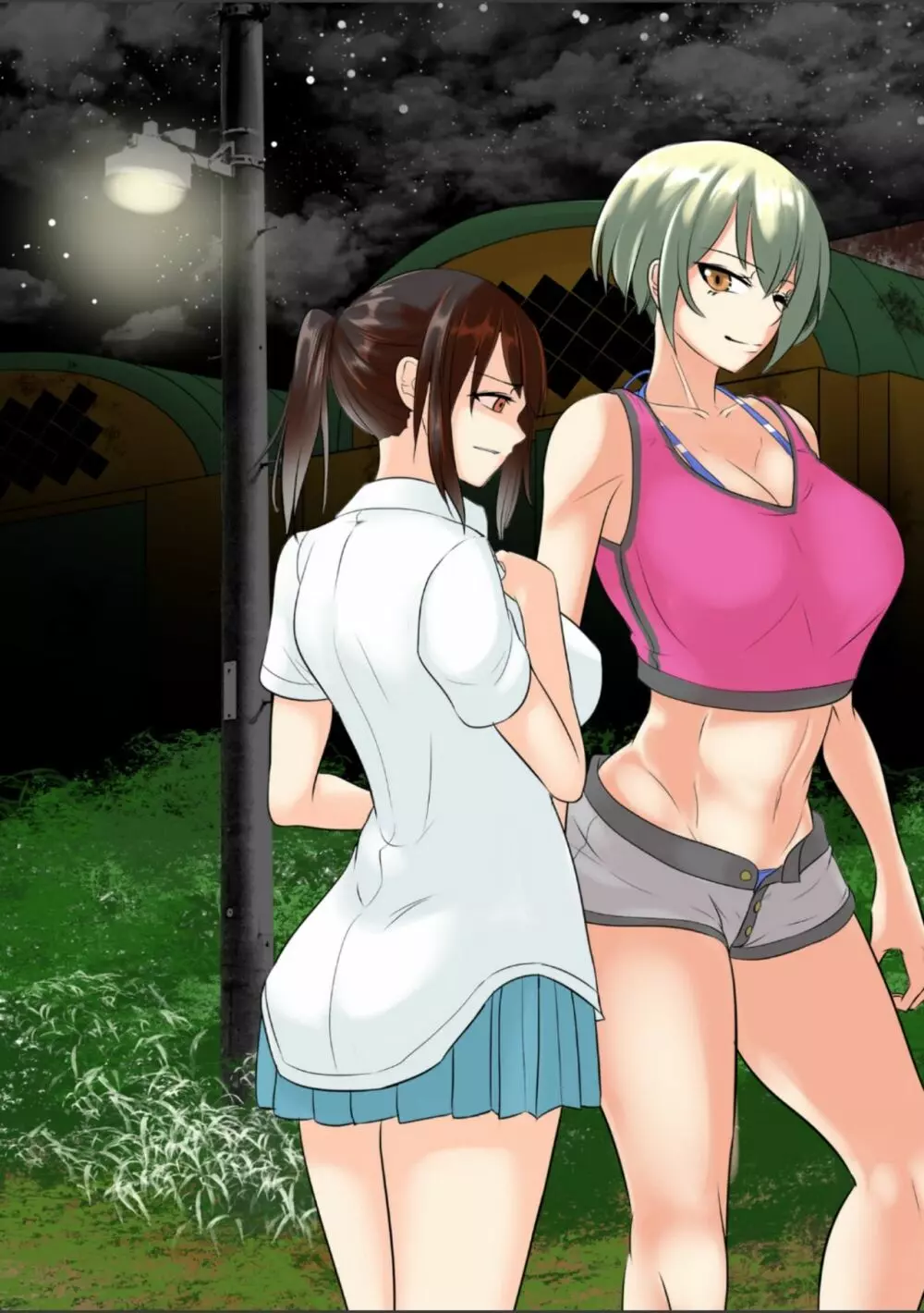 NTR!?廃工場 ~ふたなり化した友達に寝取られた女~ Page.30