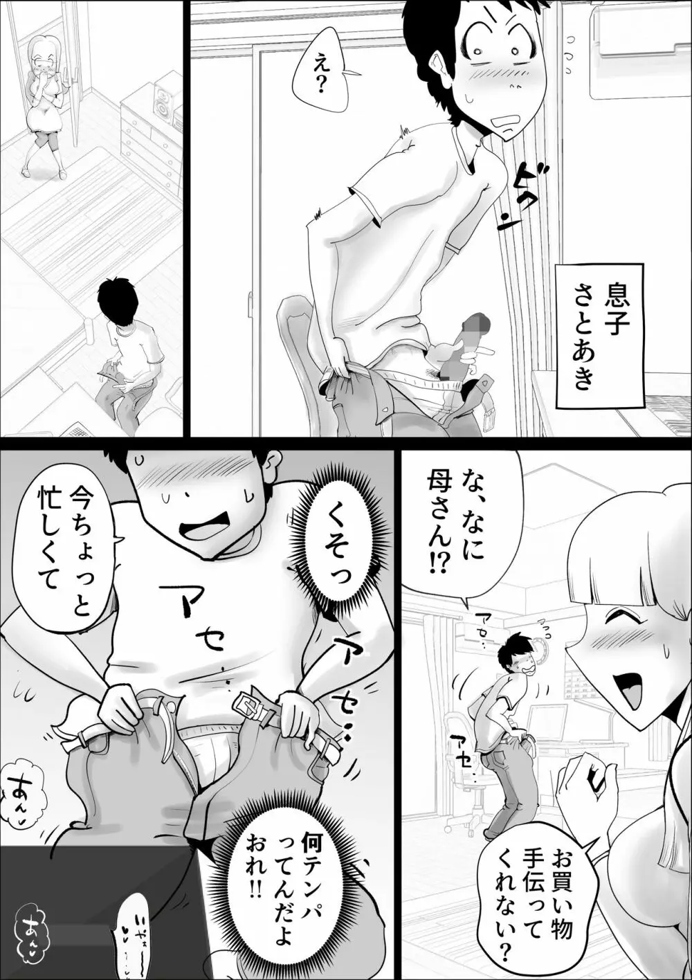 母さんがなんだかんだ言って息子の性処理につきあってくれた話 Page.3