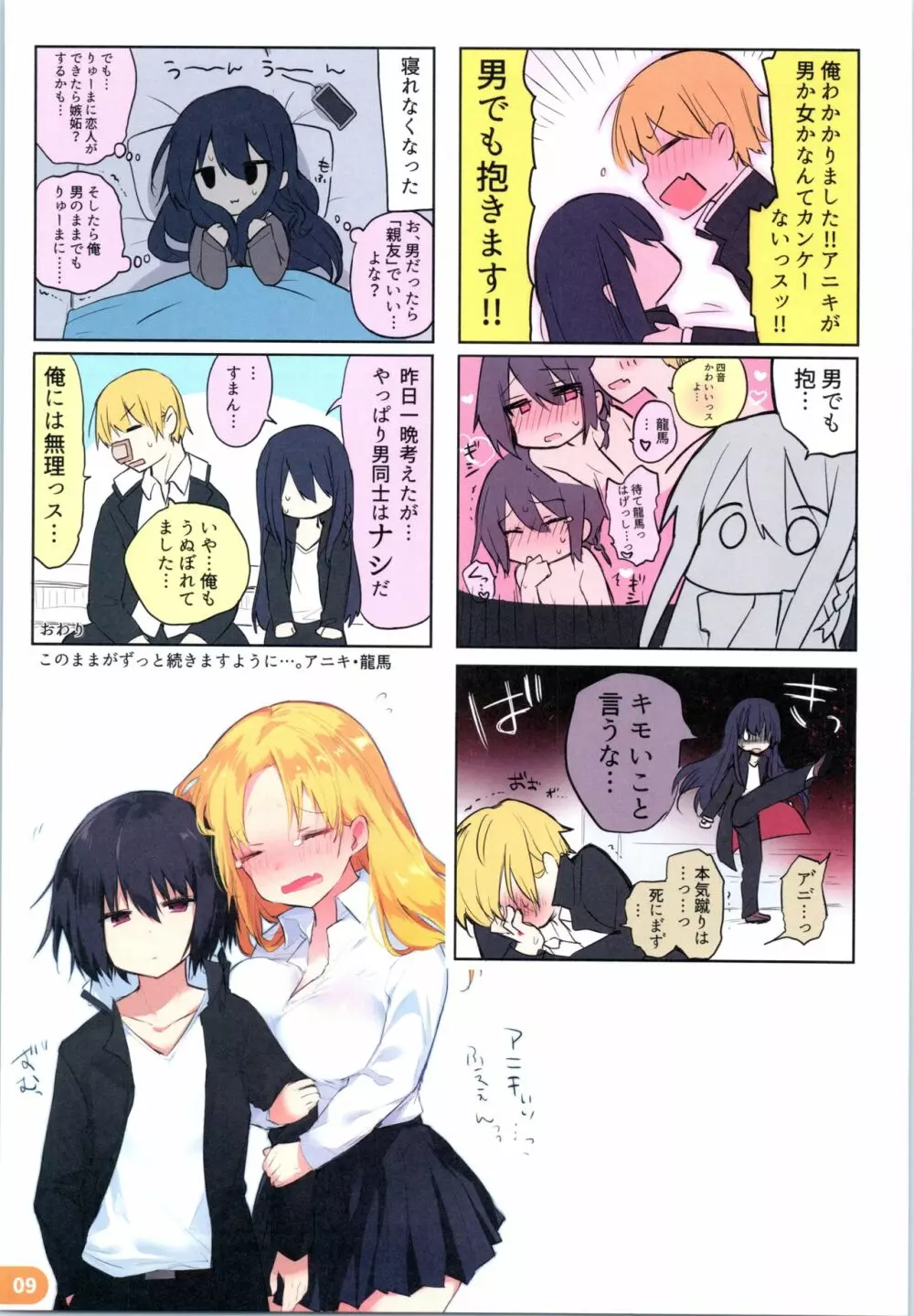 らくがき4コマ アニキと俺と ツイッター再録本 Page.8