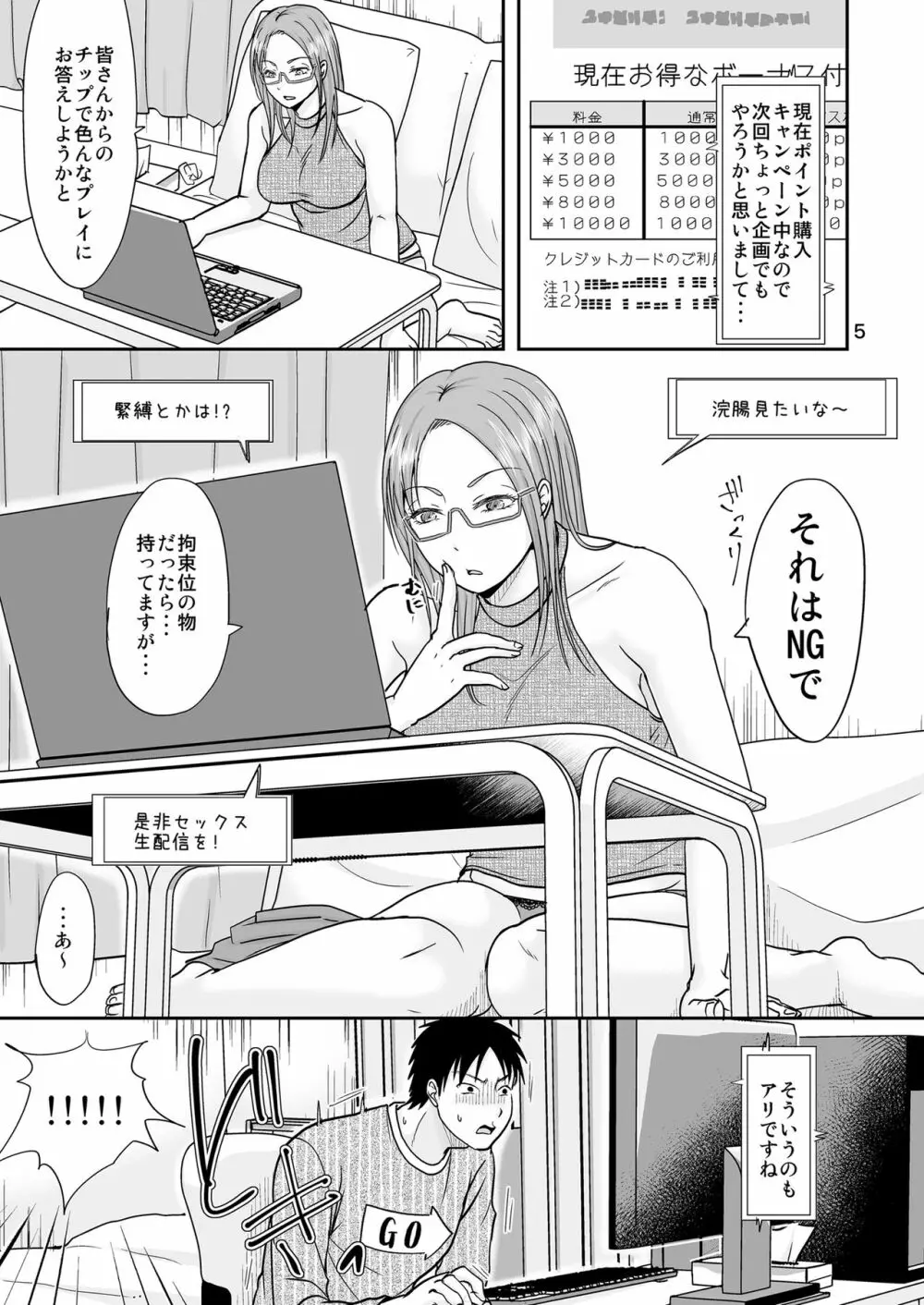 お隣さんと公開性活 Page.4