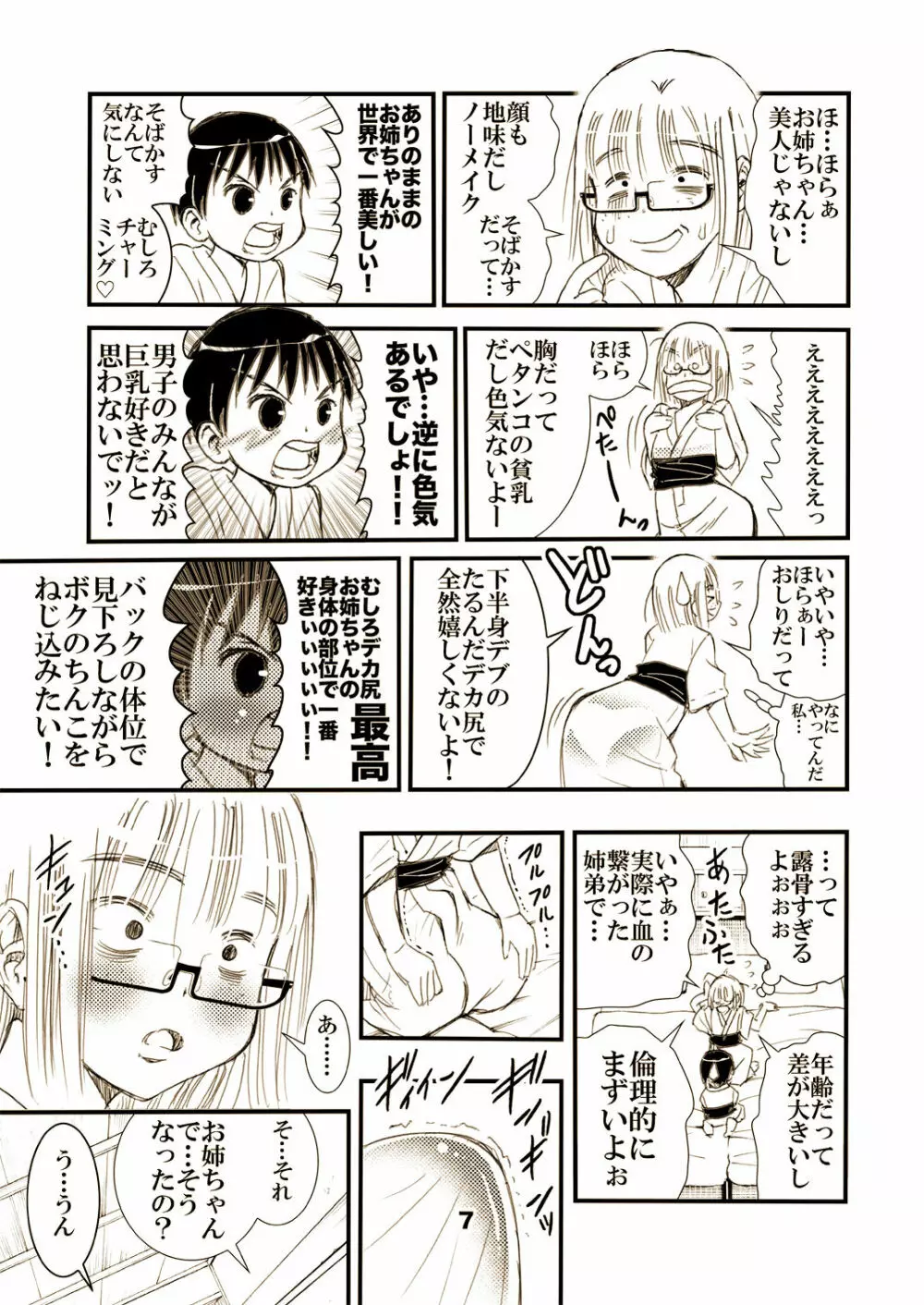 ヤらしてくれる地味顔お姉ちゃん。 Page.7