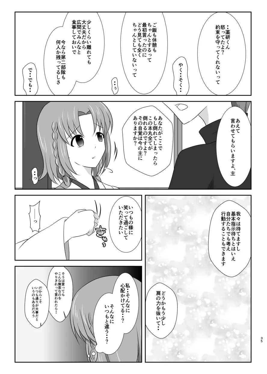 躊躇いとウソの花びら Page.34