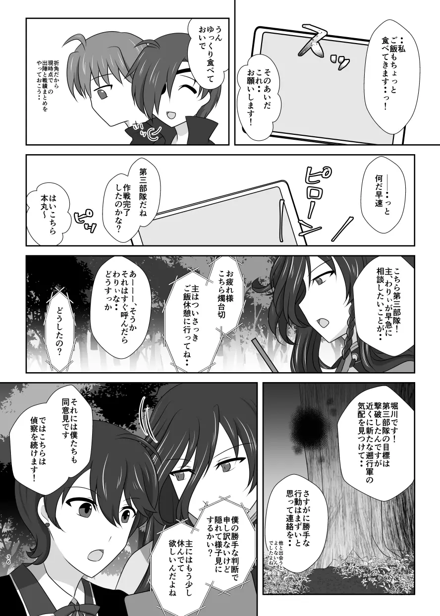 躊躇いとウソの花びら Page.35