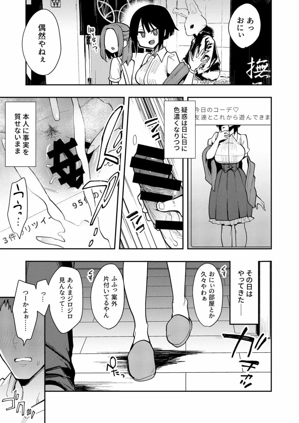 蝶子II -性格最悪の裏垢女子な幼馴染に嫌がらせ色仕掛けされ射精する- Page.14