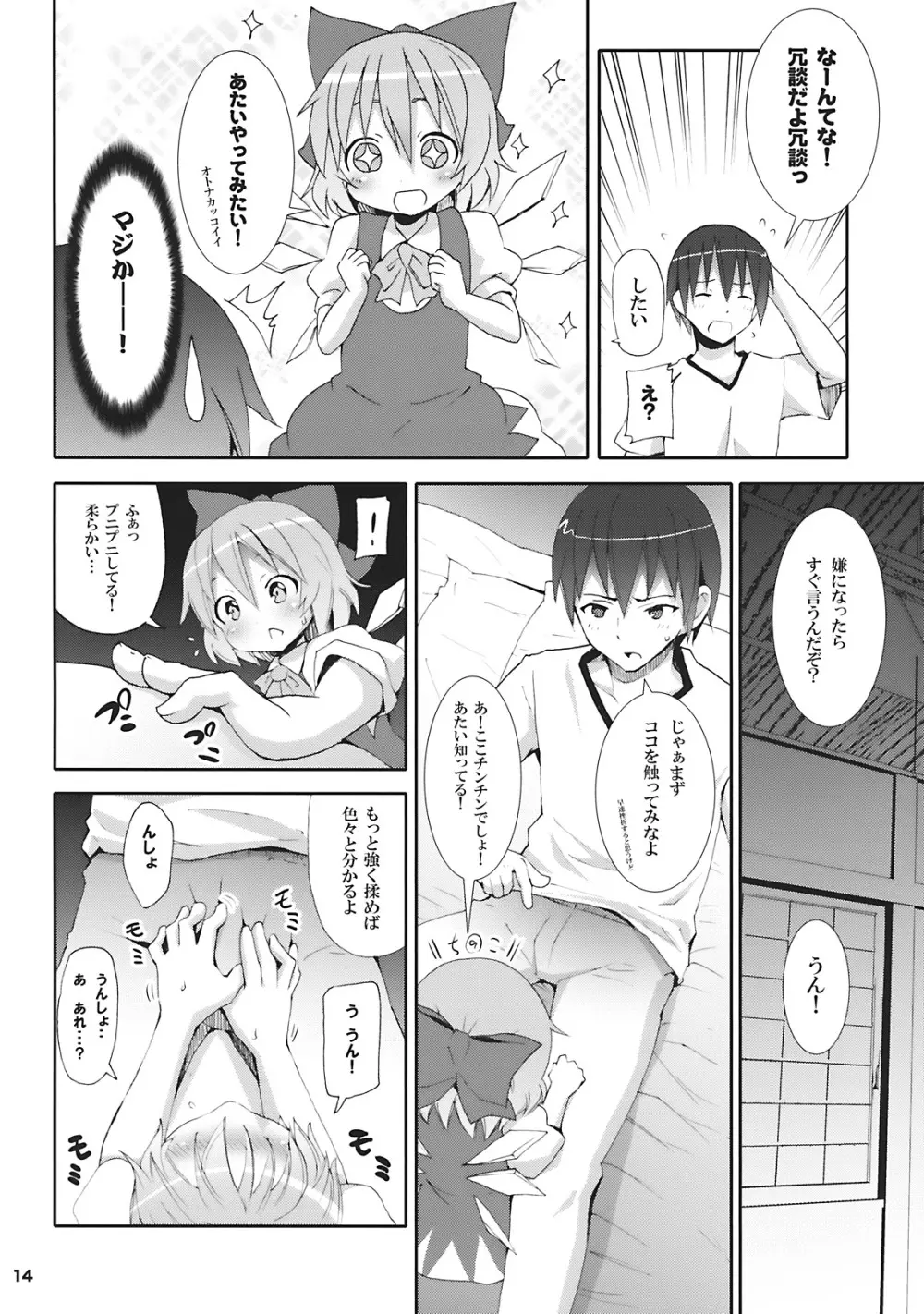 チルノがおうちにやってきた! Page.14