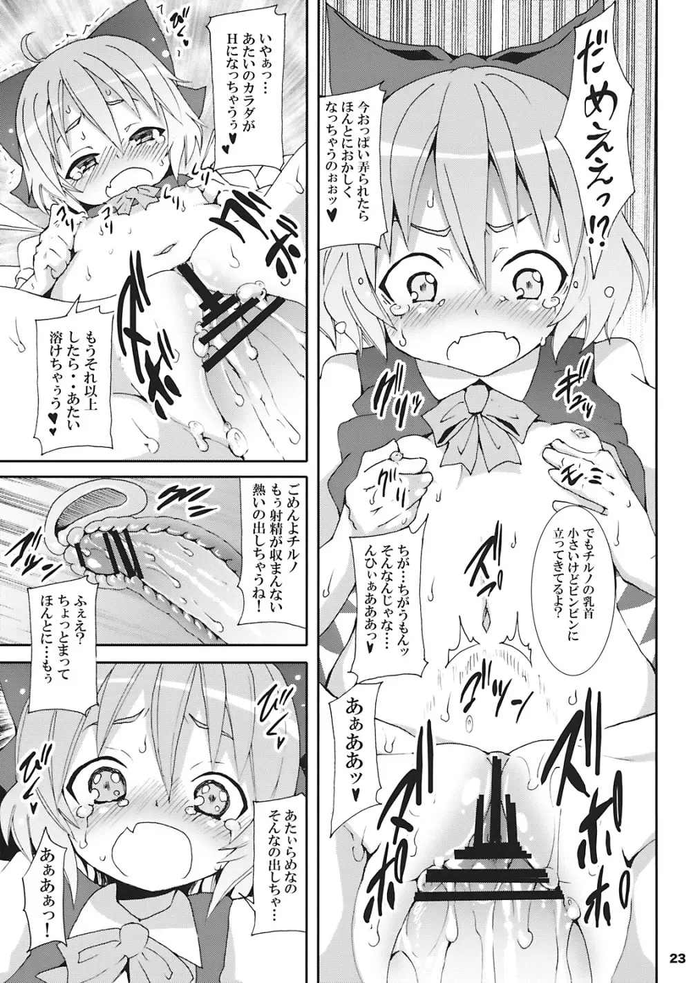 チルノがおうちにやってきた! Page.23