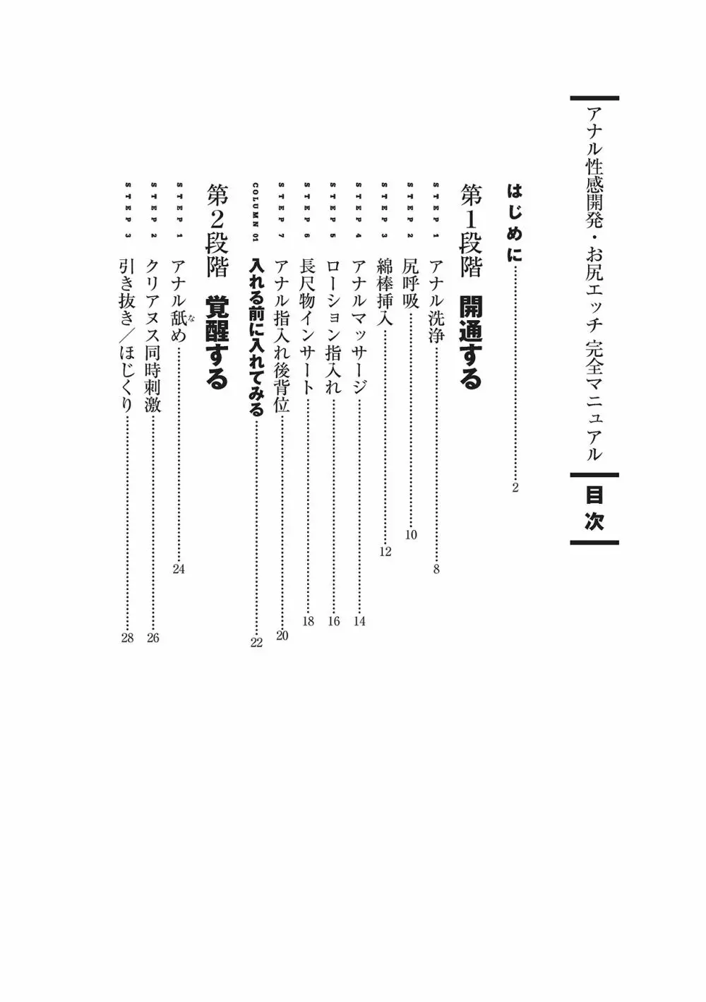 アナル性感開発・お尻エッチ 完全マニュアル Page.6