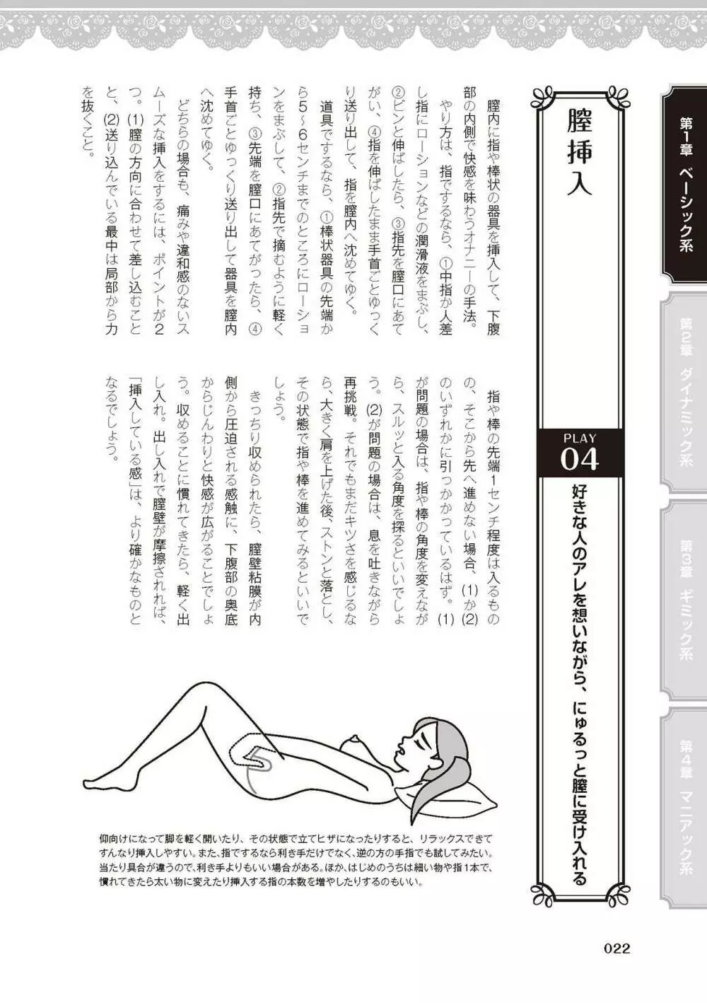 女のコのひとりエッチ完全マニュアル イラスト版……ひとりエッチ Page.24