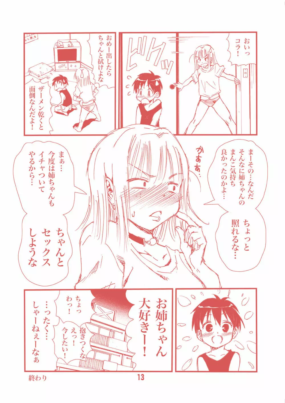 頼むとセックスしてくれるぼくのヤンキーお姉ちゃん。 Page.13